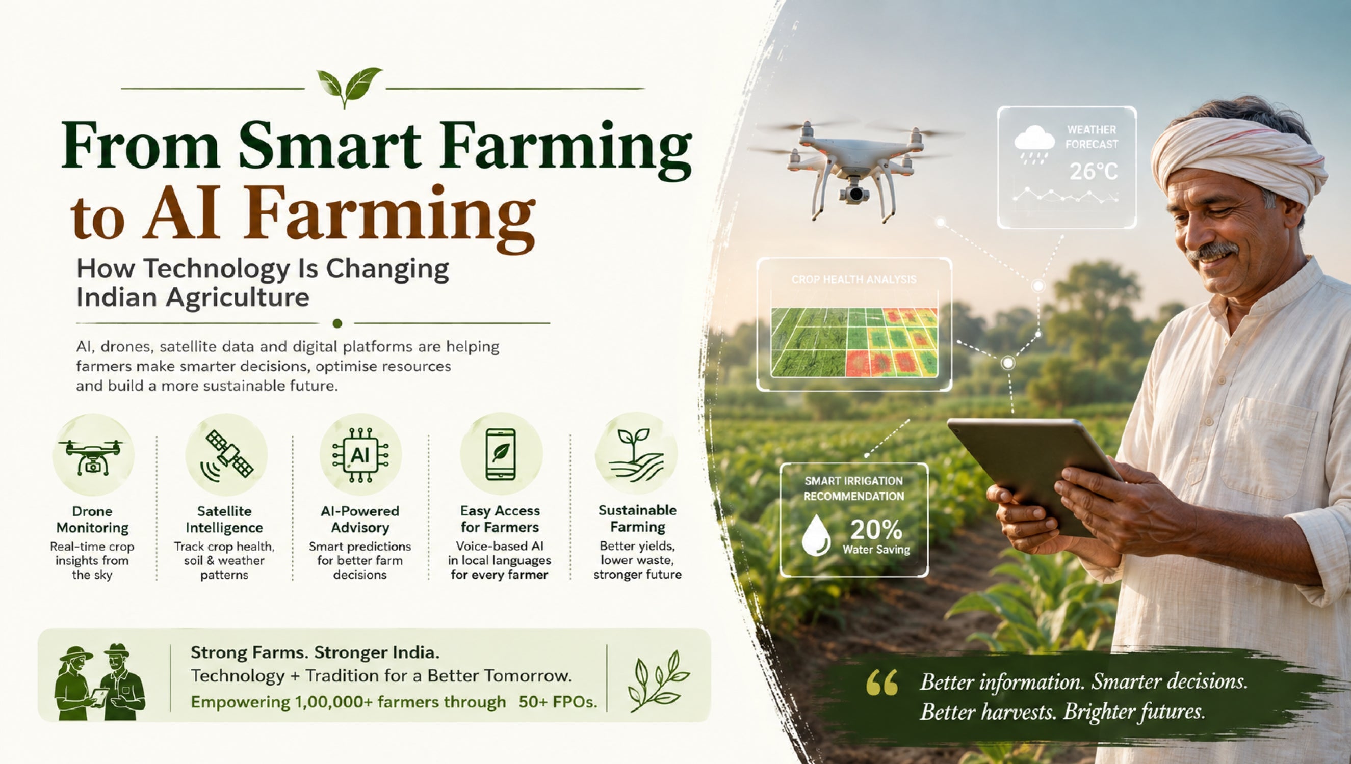 From Smart Farming to AI Farming: How Technology Is Changing Indian Agriculture
