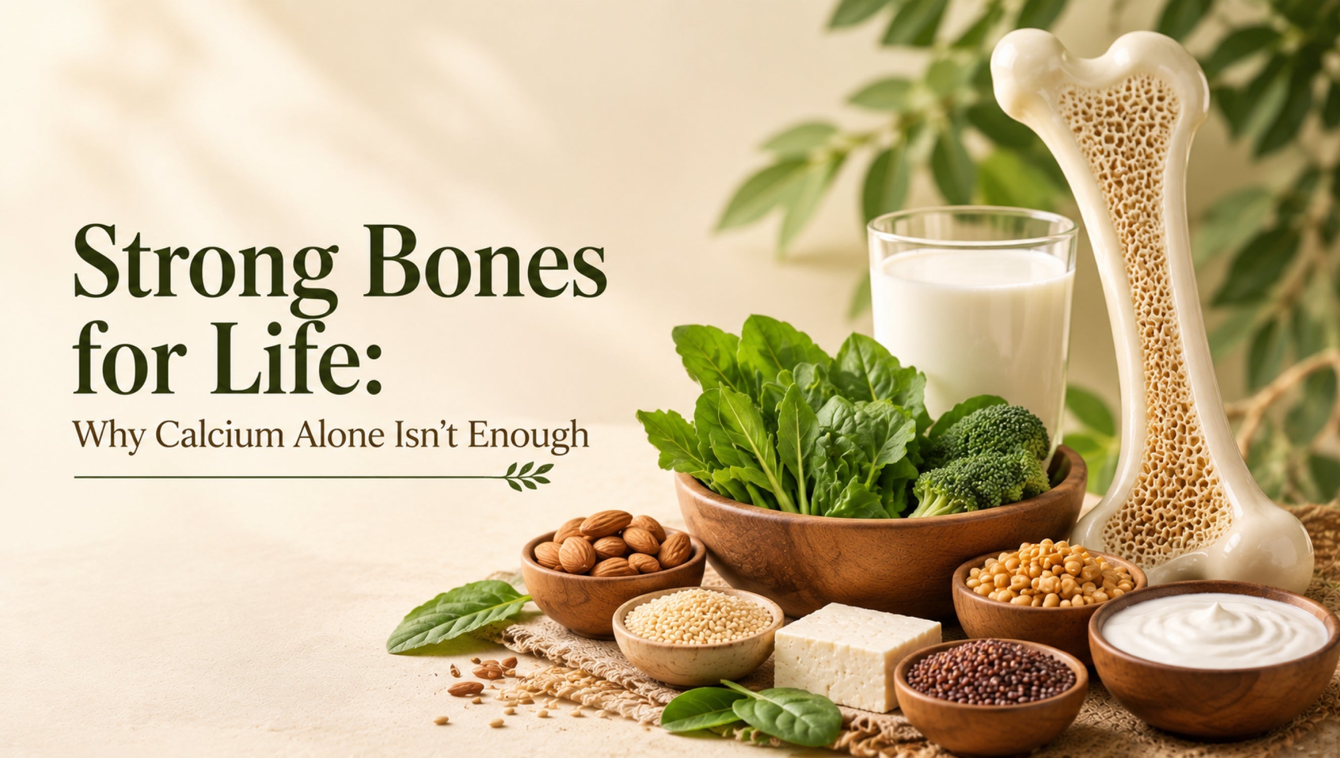 Strong Bones for Life: Why Calcium Alone Isn't Enough