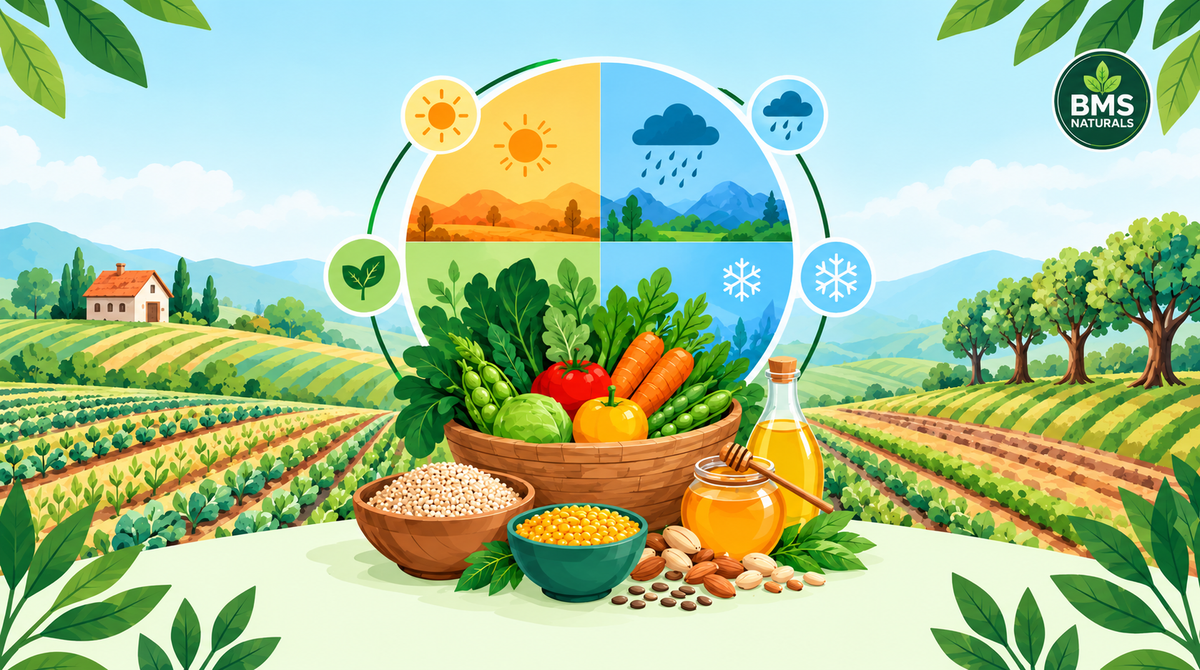 Seasonal Eating in India: How Changing Weather, Nutrition and Food Choices Shape Immunity