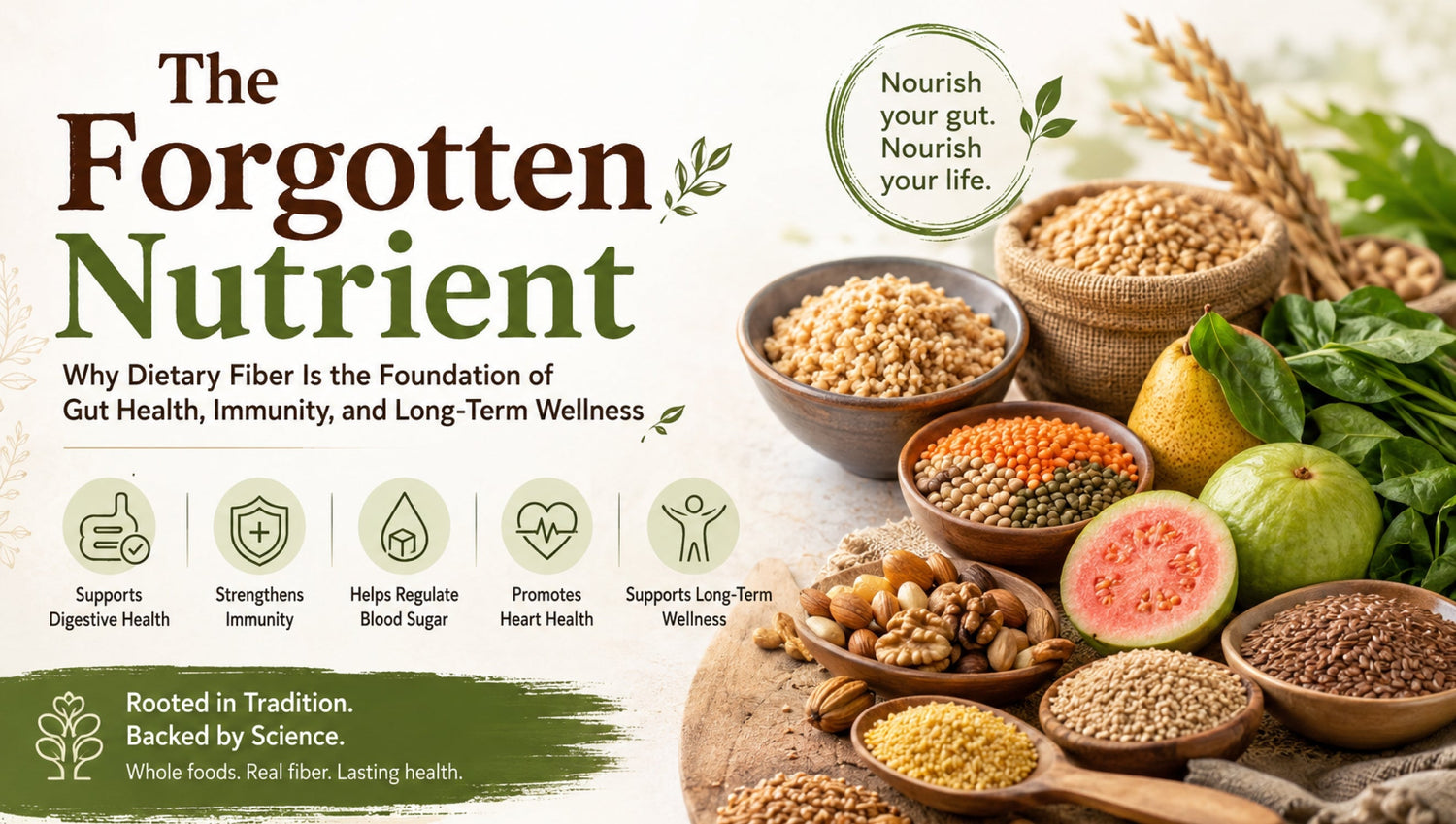 Why Dietary Fiber Is Essential for Gut Health, Immunity & Better Digestion