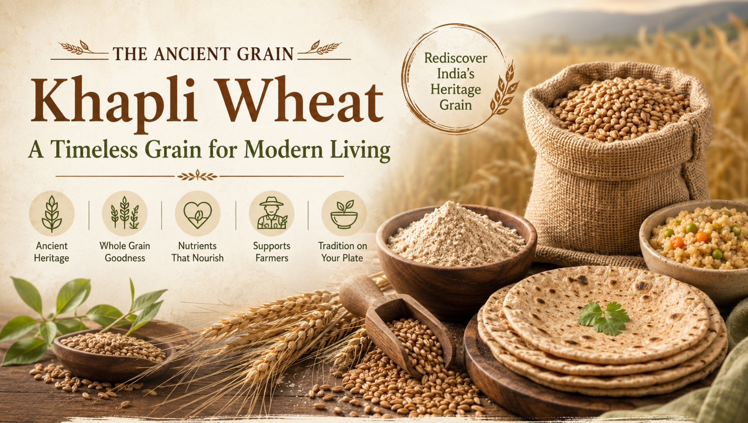 The Ancient Grain Making a Modern Comeback: Why Khapli Wheat Deserves a Place on Your Plate