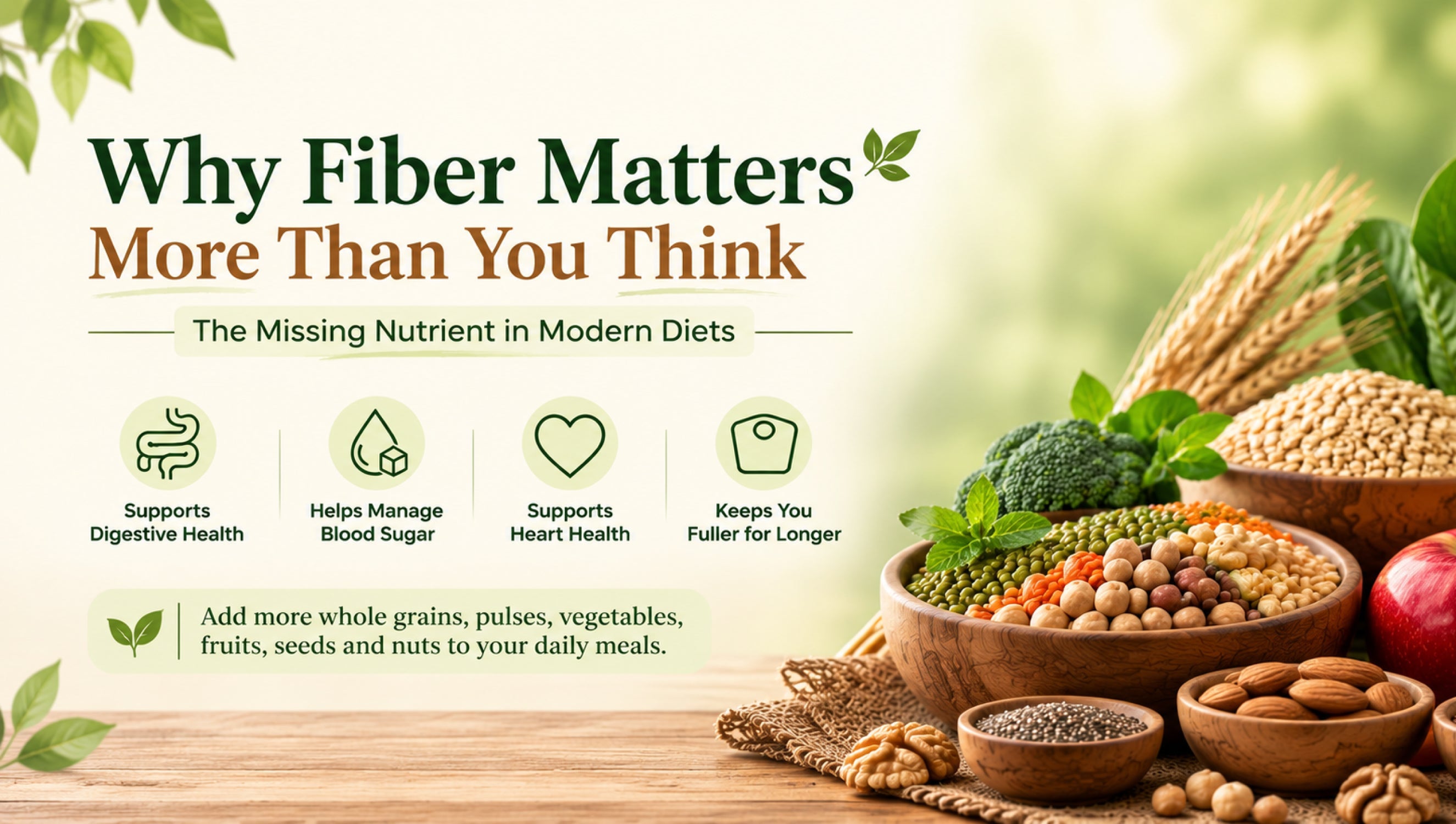 Why Fiber Matters More Than You Think: The Missing Nutrient in Modern Diets