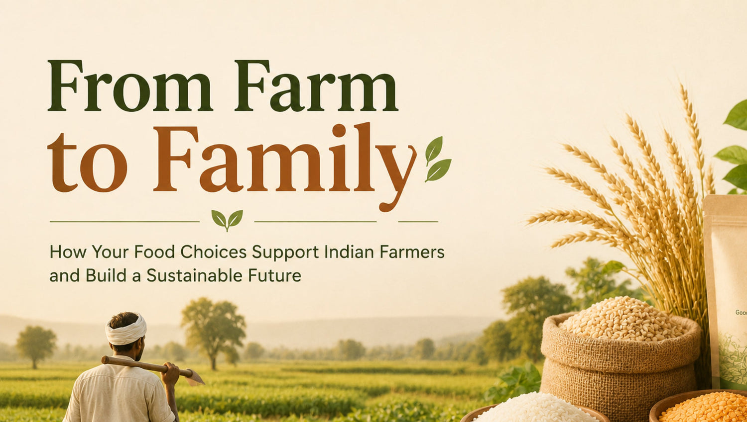 From Farm to Family: How Every Purchase Supports Indian Farmers and Builds a Sustainable Future