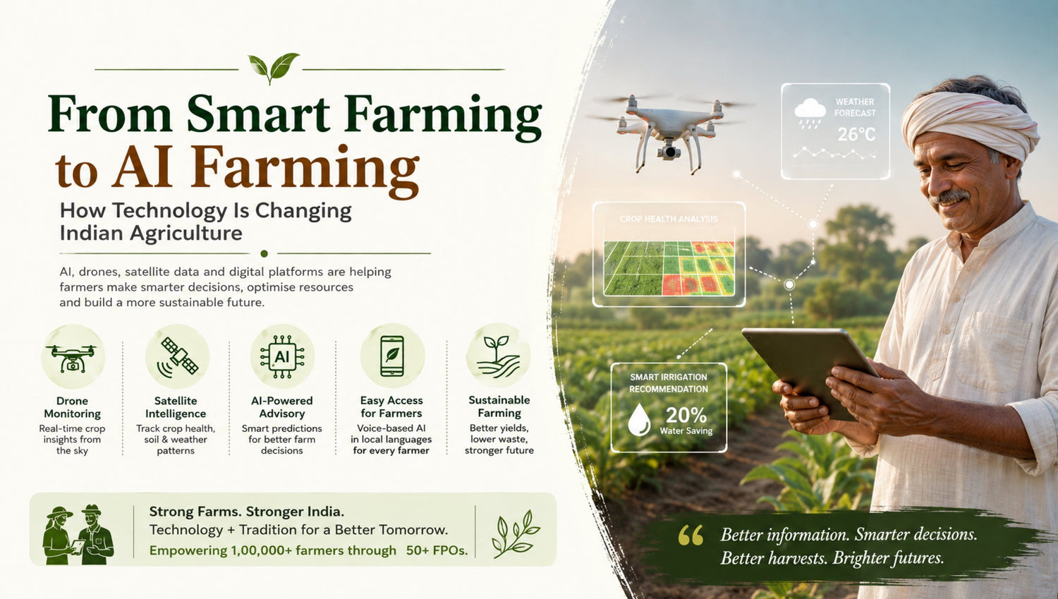 From Smart Farming to AI Farming: How Technology Is Changing Indian Agriculture