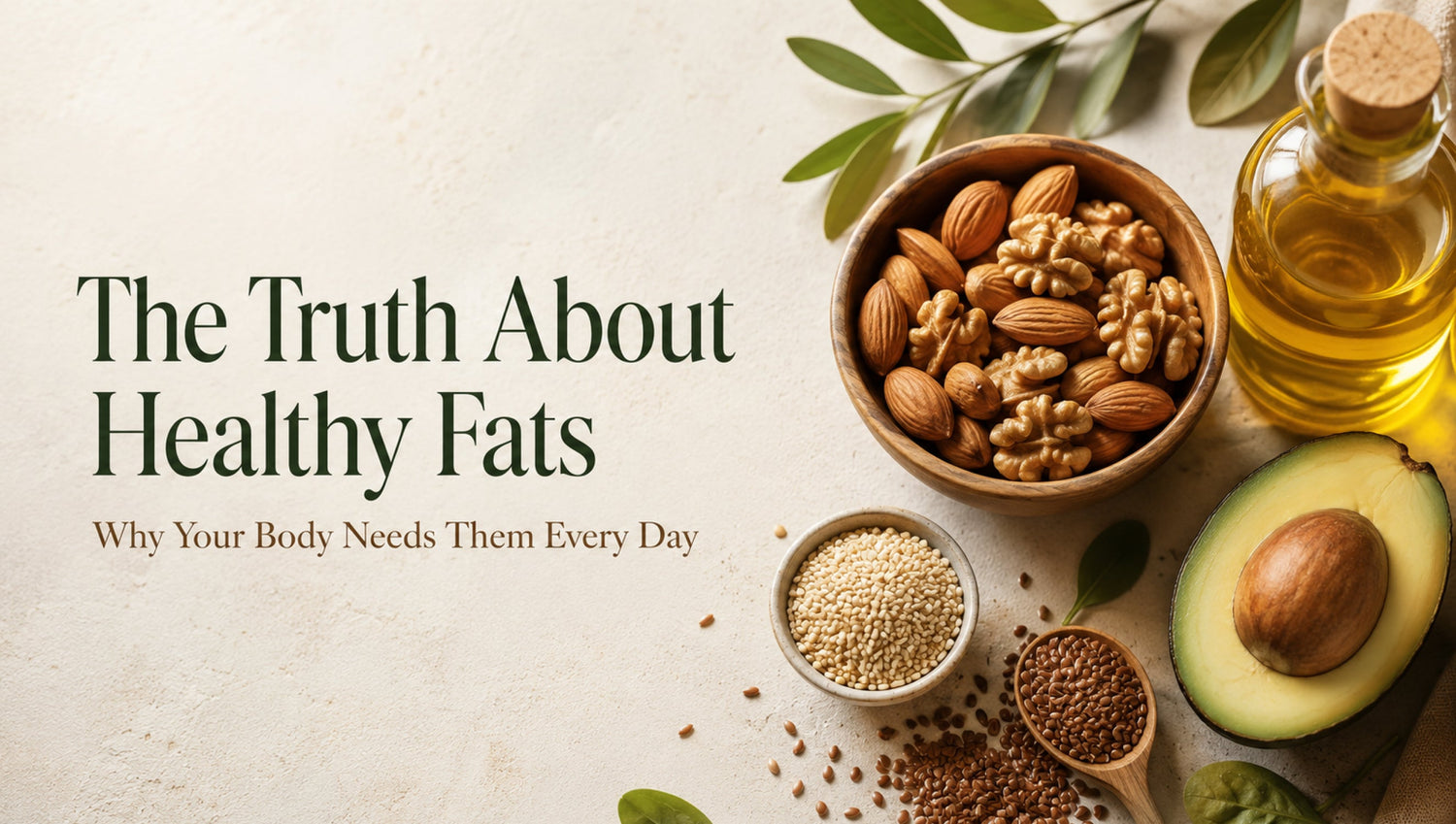 The Truth About Healthy Fats: Why Your Body Needs Them Every Day