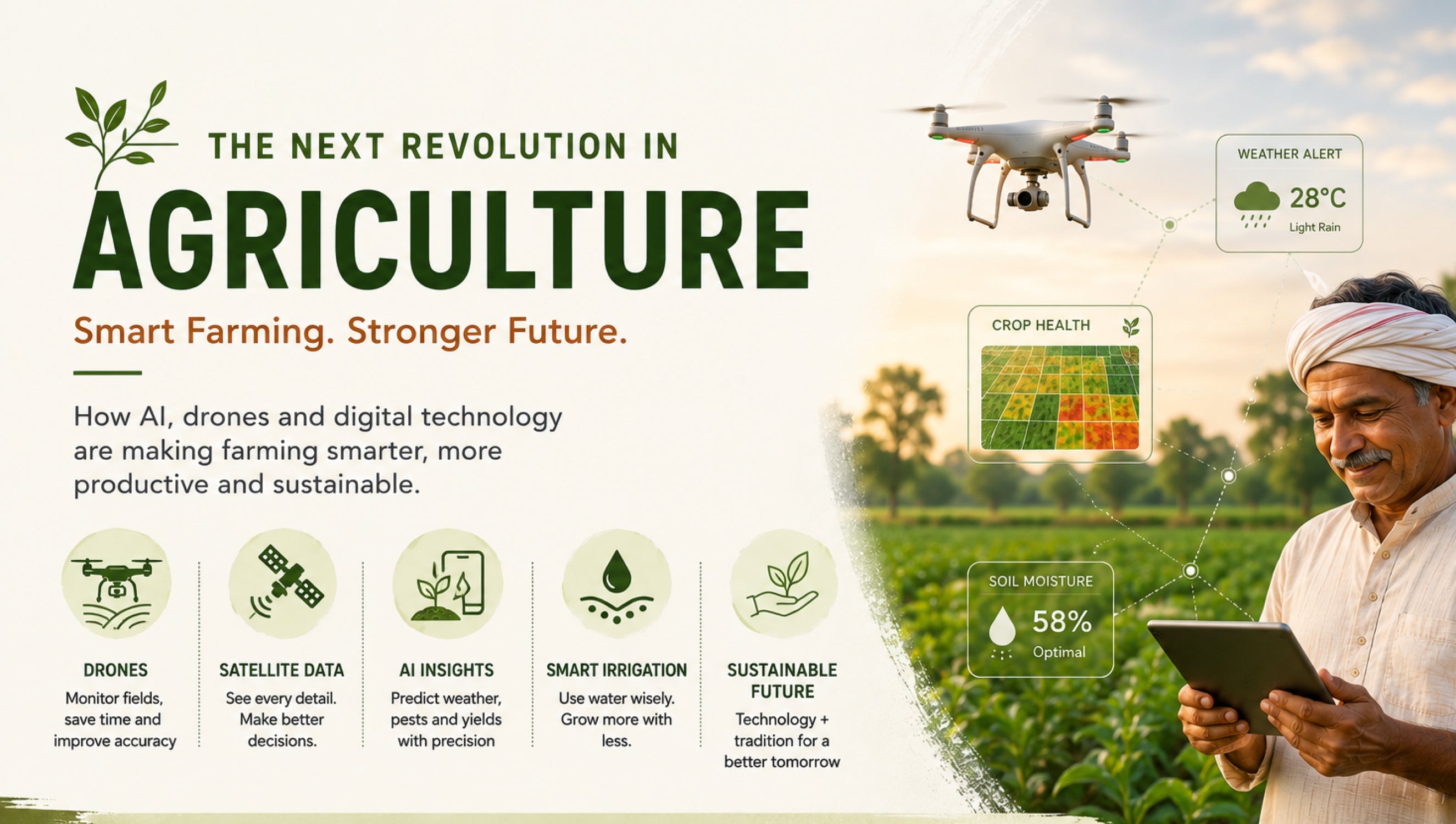 The Next Revolution in Agriculture: How AI, Drones and Digital Technology Are Making Farming Smarter