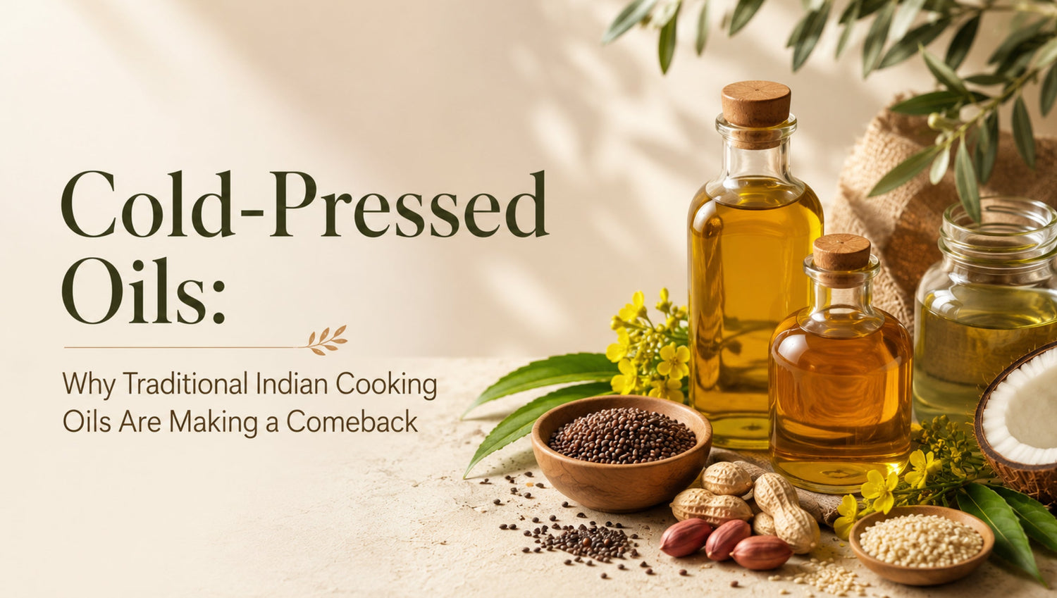 Cold-Pressed Oils: Why Traditional Indian Cooking Oils Are Making a Comeback