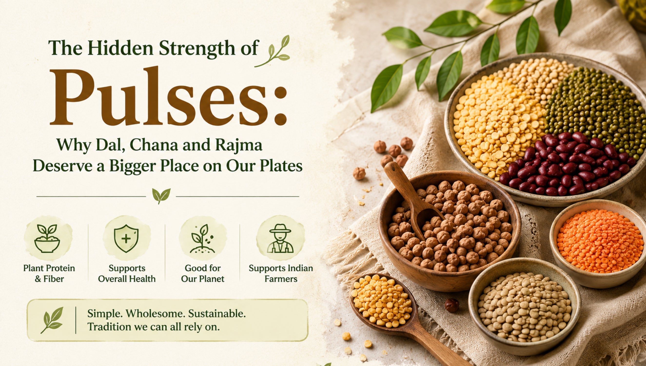 The Hidden Strength of Pulses: Why Dal, Chana and Rajma Deserve a Bigger Place on Our Plates