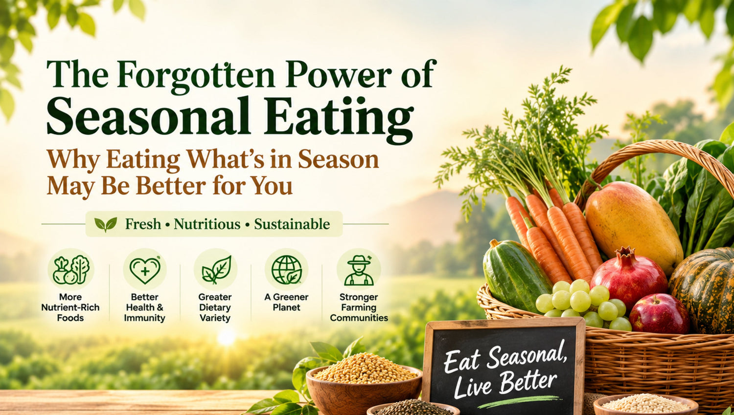 The Forgotten Power of Seasonal Eating: Why Eating What’s in Season May Be Better for You