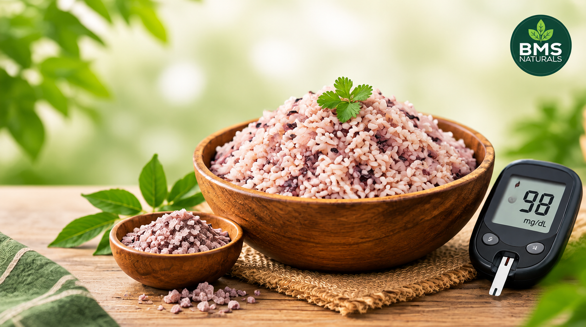 Kala Namak Rice and Blood Sugar: Understanding Traditional Rice, Glycemic Index and Diabetes