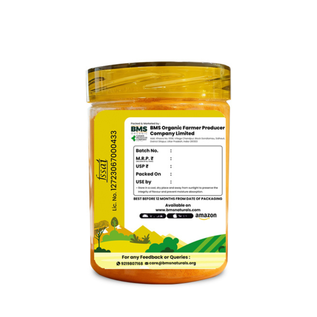 Pounded Lakadong Turmeric