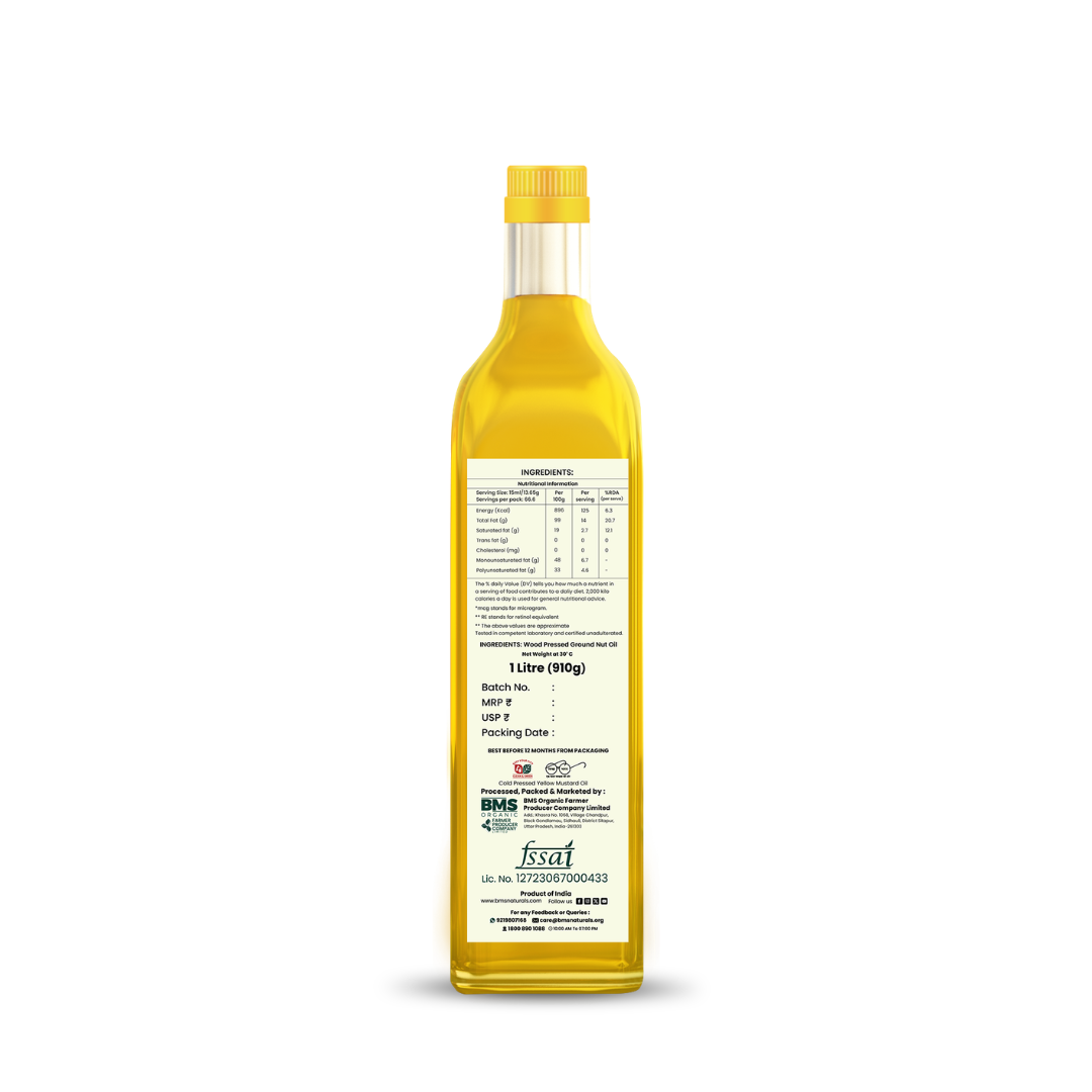Wood Pressed Groundnut Oil