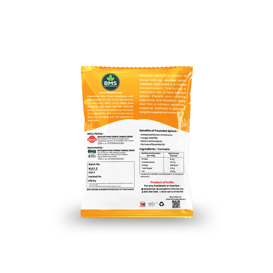 Pounded Turmeric Powder