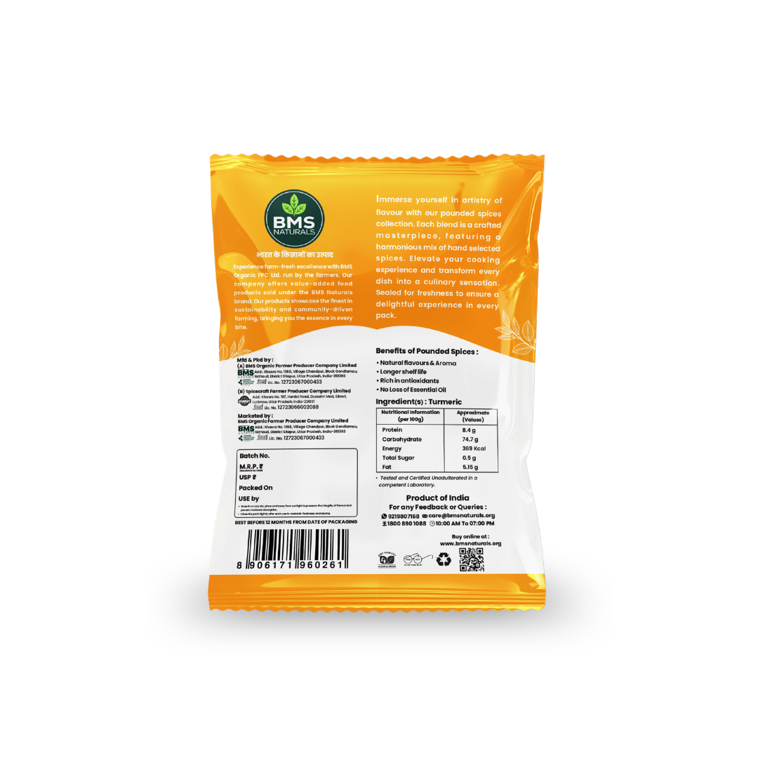 Pounded Turmeric Powder