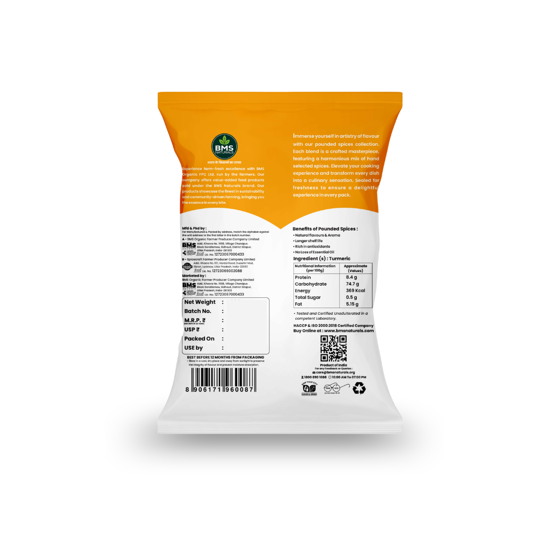 Pounded Turmeric Powder