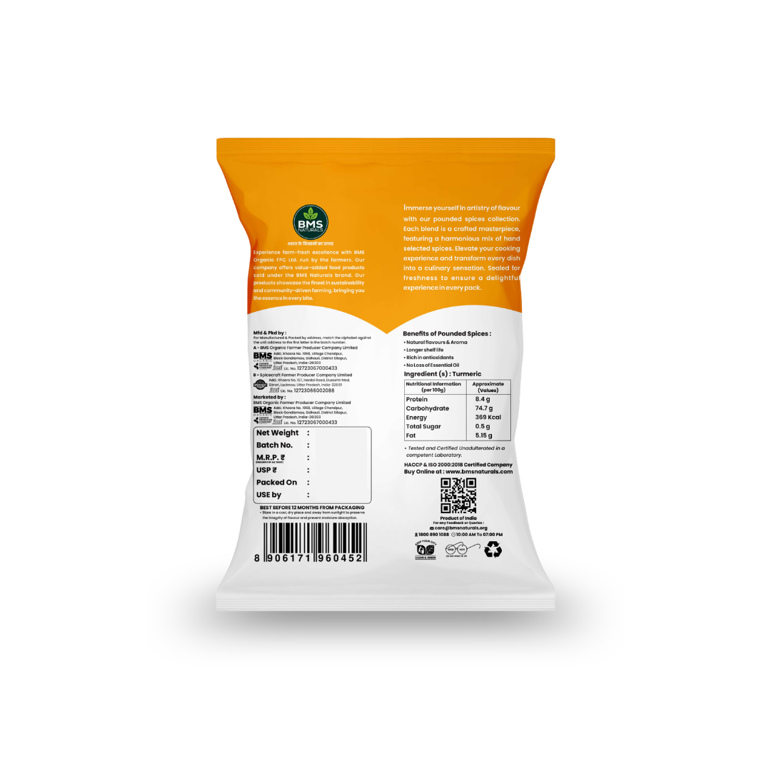 Pounded Turmeric Powder