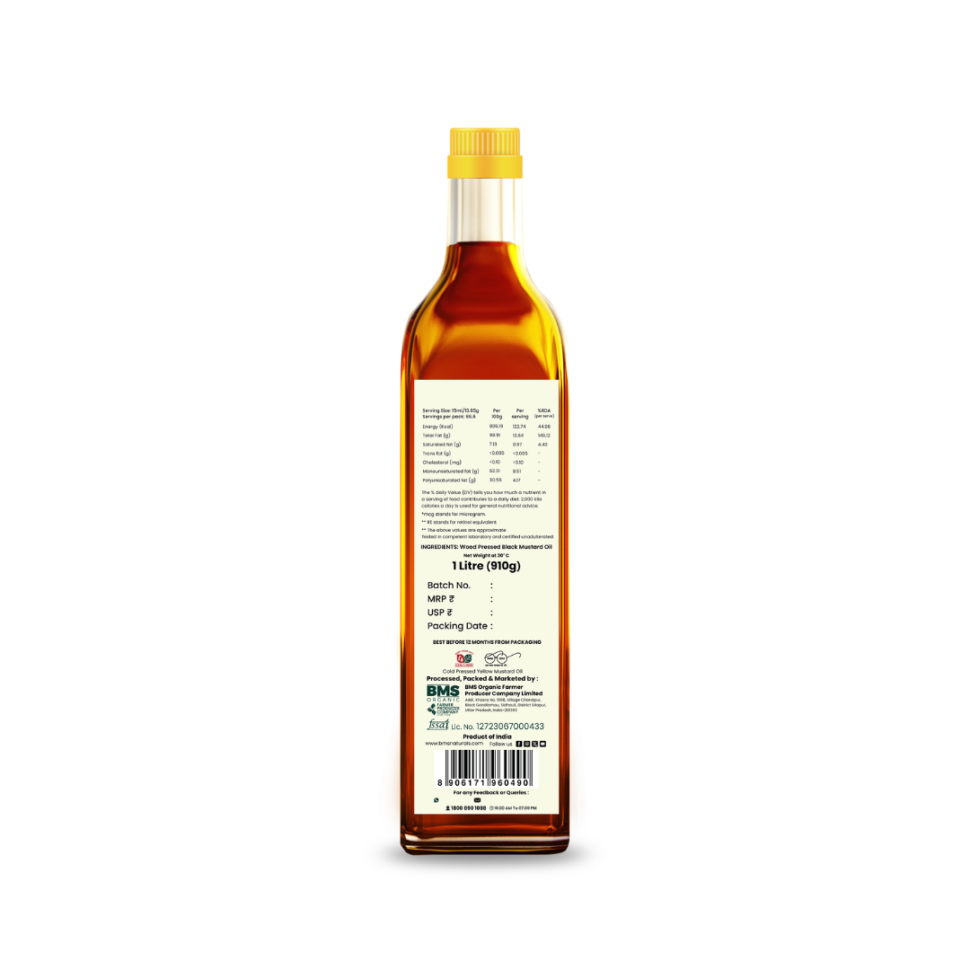 Wood Pressed Black Mustard Oil