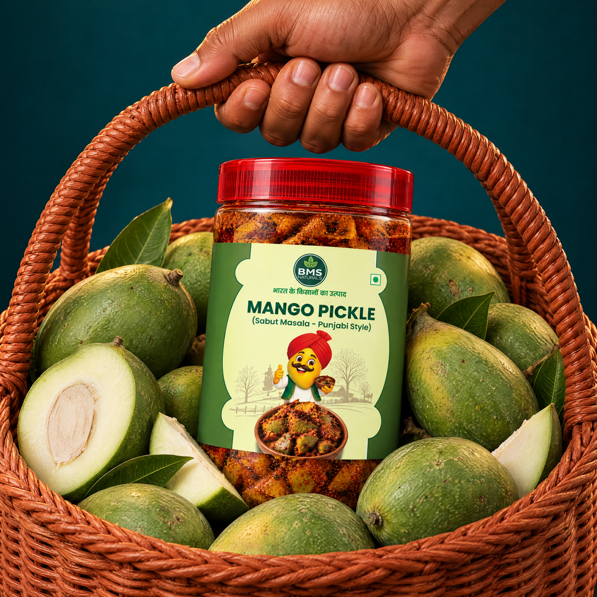 Mango Pickle – Sabut Masala (Punjabi Style)