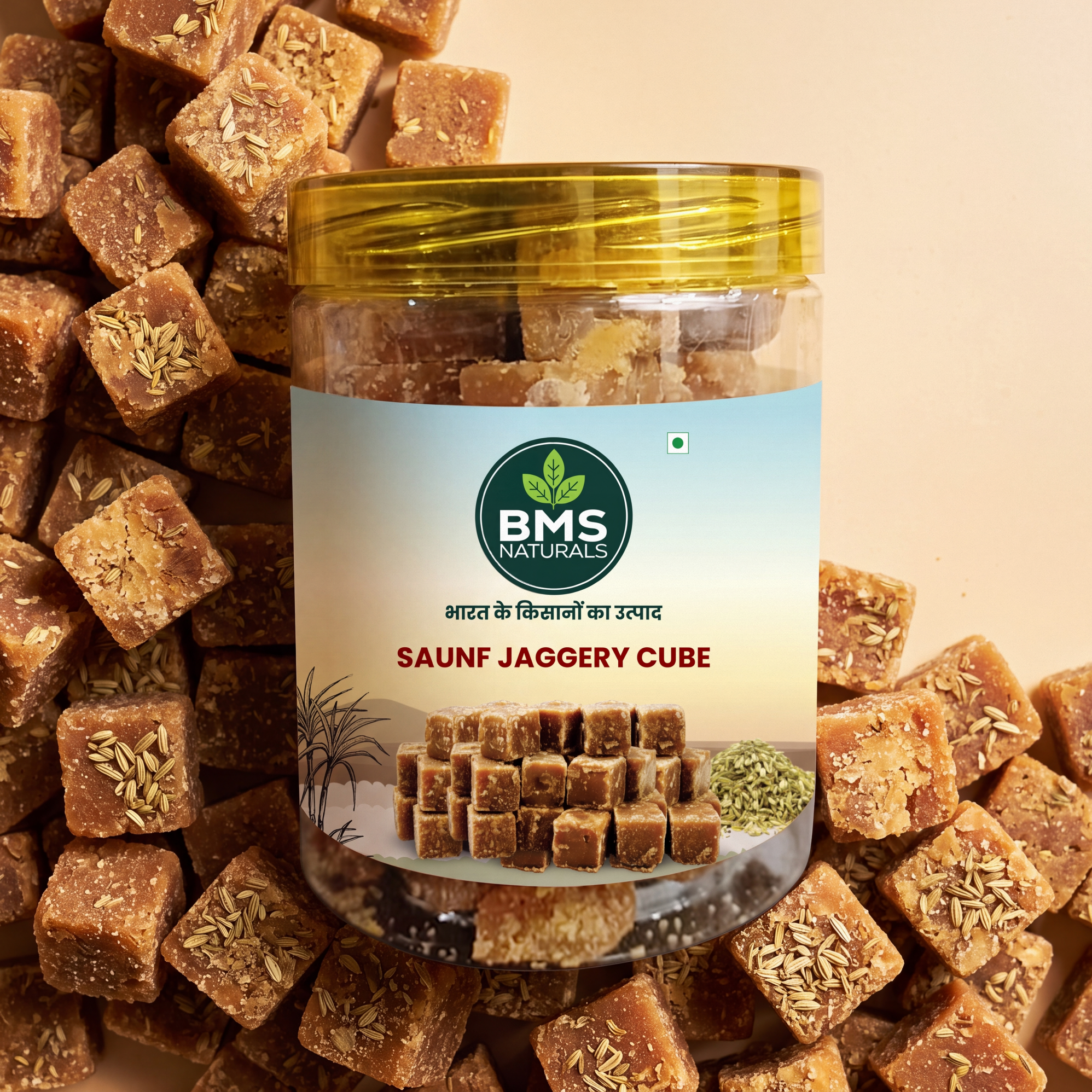 Saunf Jaggery Cubes