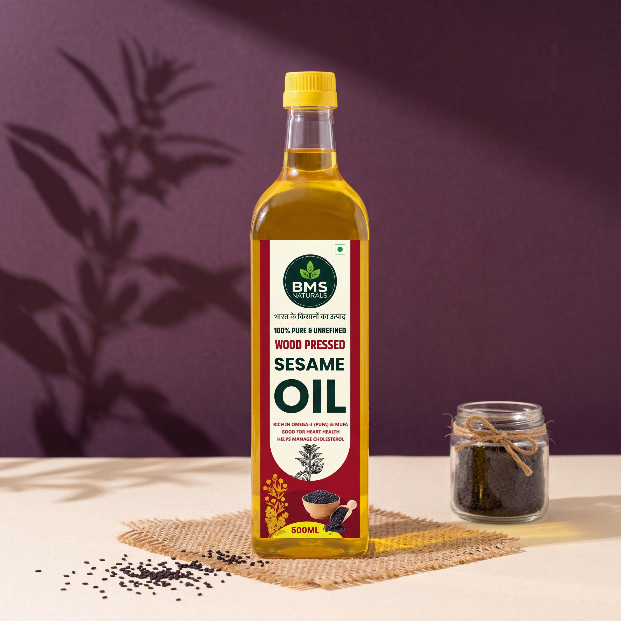 Wood Pressed Sesame Oil