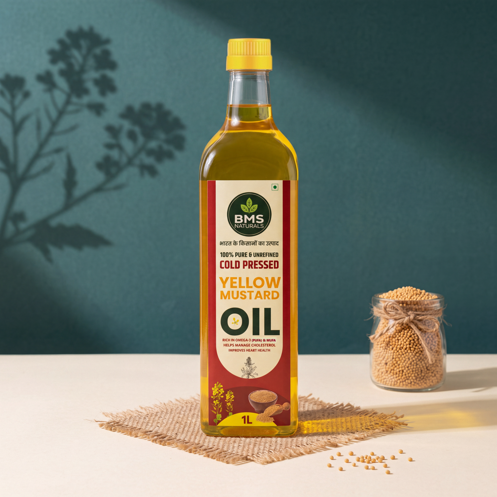 Cold Pressed Yellow Mustard Oil